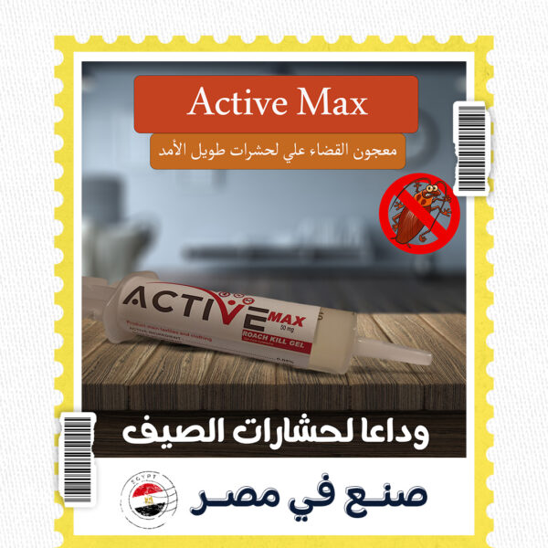 Active Max  معجون القضاء علي لحشرات طويل الأمد